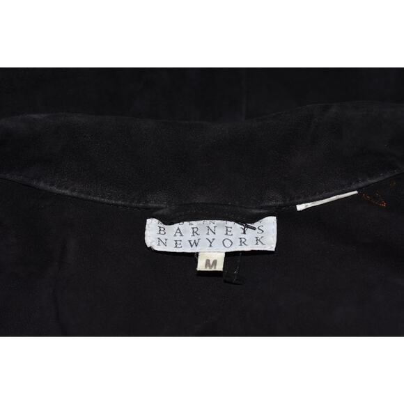 Barney's New York Black Suede Jacket Size M - Picture 6 of 6